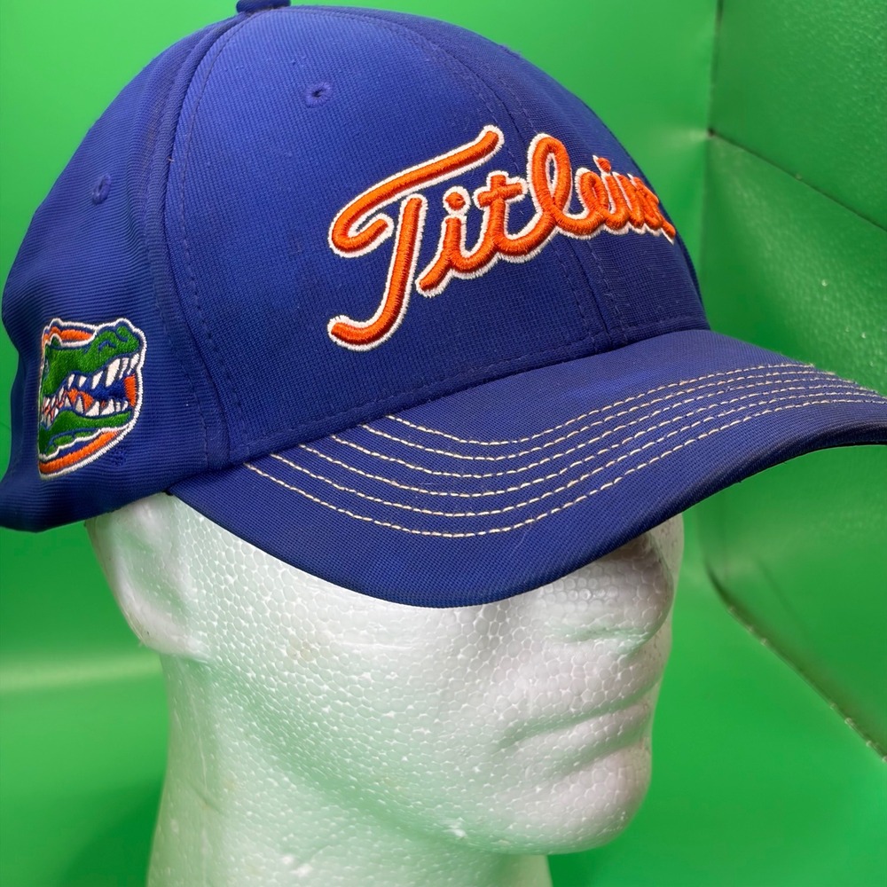 Florida Gators Titleist Golf Baseball Hat Mens XL Blue 47 Brand Fitted Ball Cap